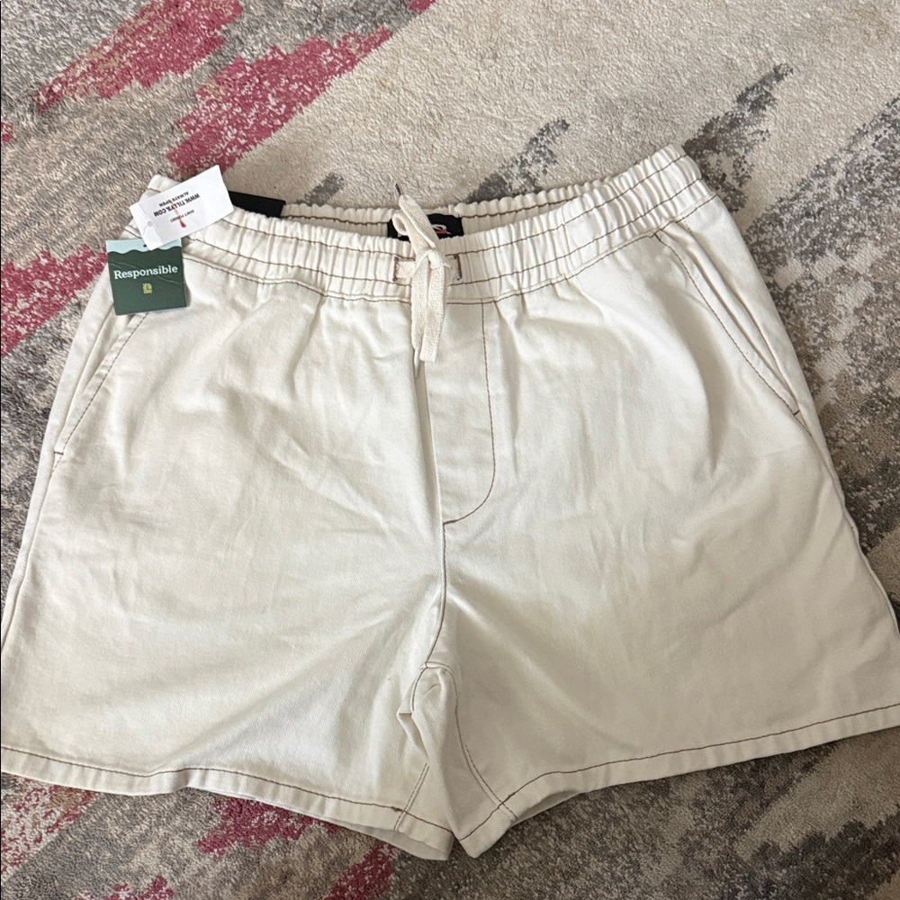 RSQ Women's Cream Athletic Shorts